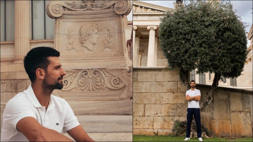 Τζόκοβιτς: Ποζάρει μπροστά από την Ακαδημία Αθηνών και… παίρνει ενέργεια από τους Ελληνες θεούς Τζόκοβιτς:-Ποζάρει-μπροστά-από-την-Ακαδημία-Αθηνών-και…-παίρνει-ενέργεια-από-τους-Ελληνες-θεούς