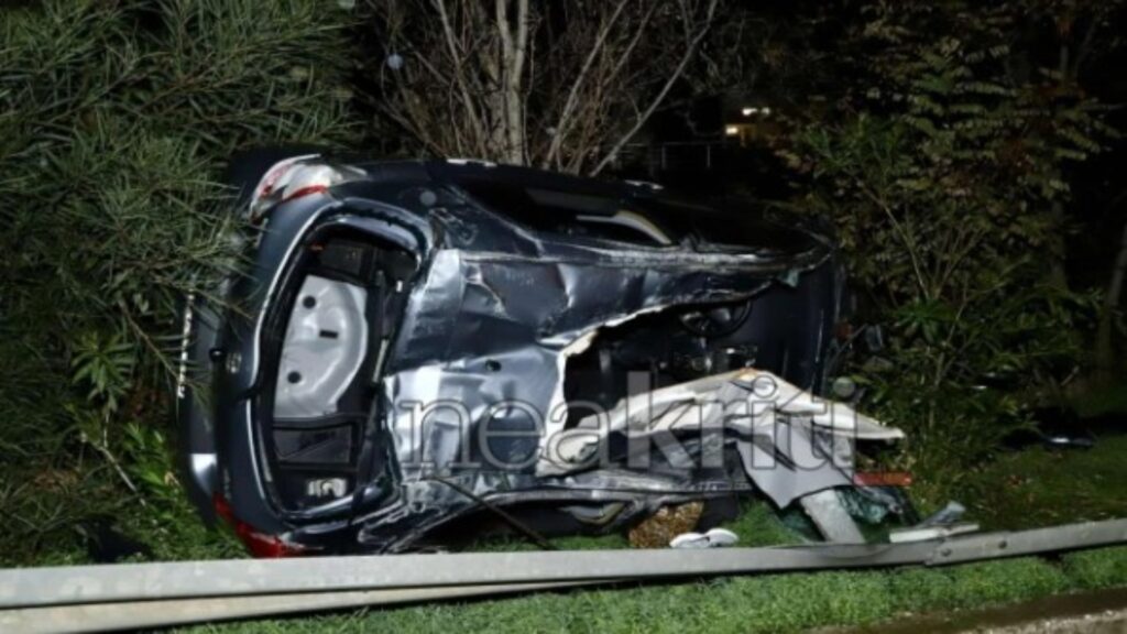 Ηράκλειο:-Τροχαίο-ατύχημα-με-εκτροπή-του-Ι.Χ-–-Στο-νοσοκομείο-ο-36χρονος-οδηγός