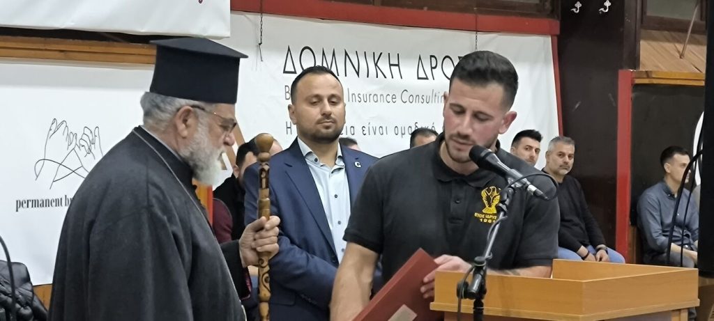 Η Αγία Κλαυδία, ο Άγιος Φωκάς, το μπαστούνι του Σεβασμιωτάτου Μητροπολίτη Κώου και Νισύρου κ.κ. Ναθαναήλ και ο Άγιος Γεώργιος Περιστερεώτα