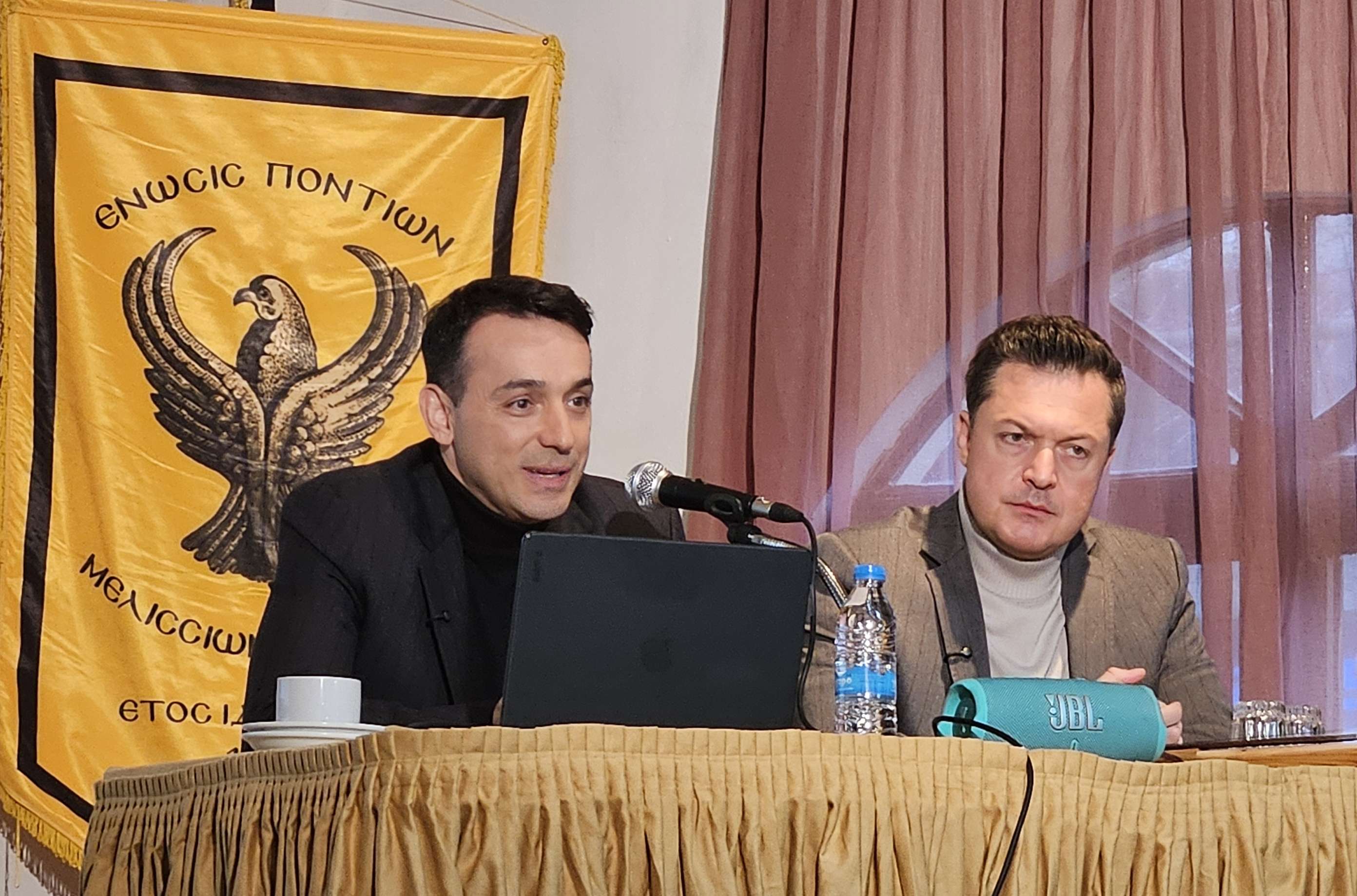 Η Ποντιακή Μουσική ως Ζωντανή Παράδοση! Διάλεξη Ματθαίου και Κωνσταντίνου Τσαχουρίδη στην Ένωση Ποντίων Μελισσίων Κωνσταντίνος Τσαχουρίδης και Ματθαίος Τσαχουρίδης στην Ένωση Ποντίων Μελισσίων