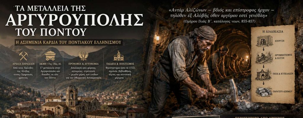 Mεταλλεία της Αργυρούπολης: Η ασημένια καρδιά που κράτησε ζωντανό τον Ποντιακό Ελληνισμό