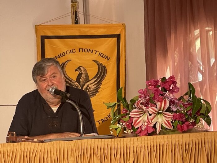 Ερευνητικός χείμαρρος ο Βασίλης Κωνσταντινίδης στην Ένωση Ποντίων Μελισσίων